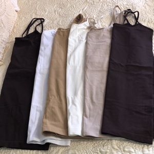 Spandex/Nylon Camisoles (6)